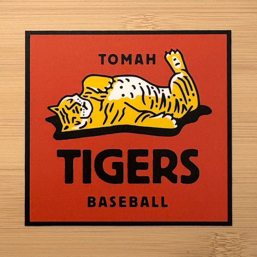Sleep Baseball Sticker Set #02 - Tomah Tigers! product image (4)