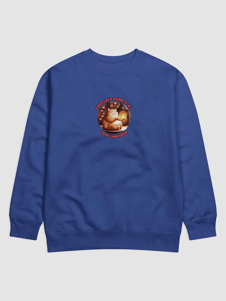 Cozy Cat - Fireplace ASMR is my Love Language | Sweatshirt product image (9)