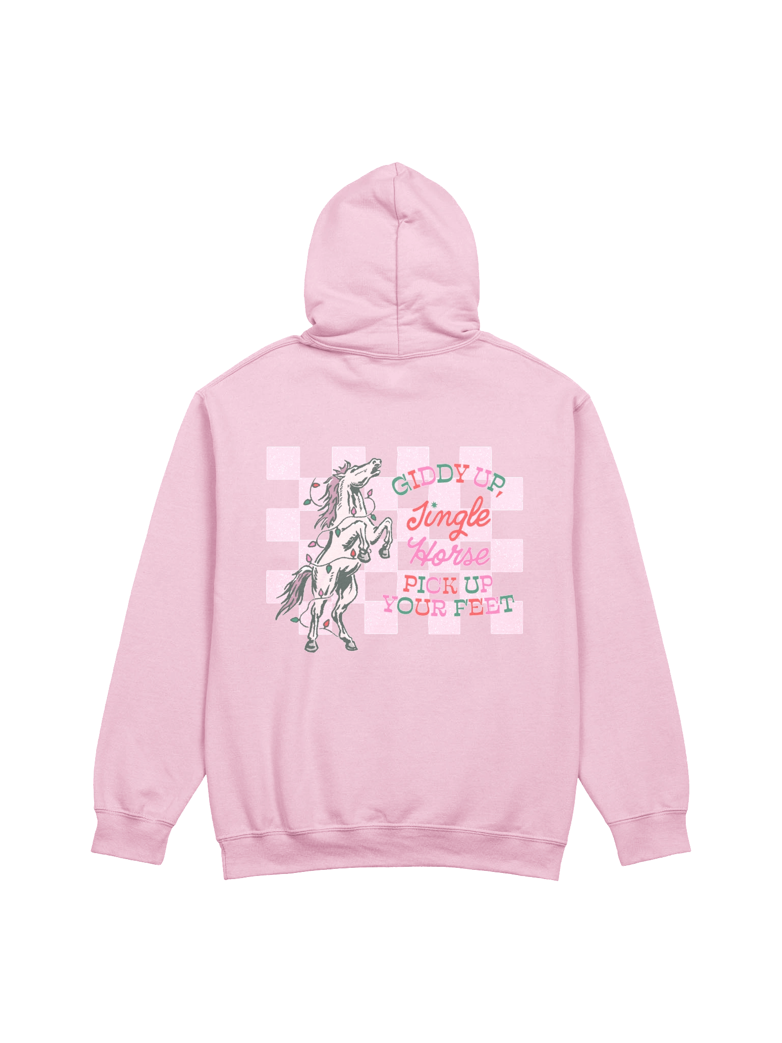 jingle horse printed hoodie product image (3)