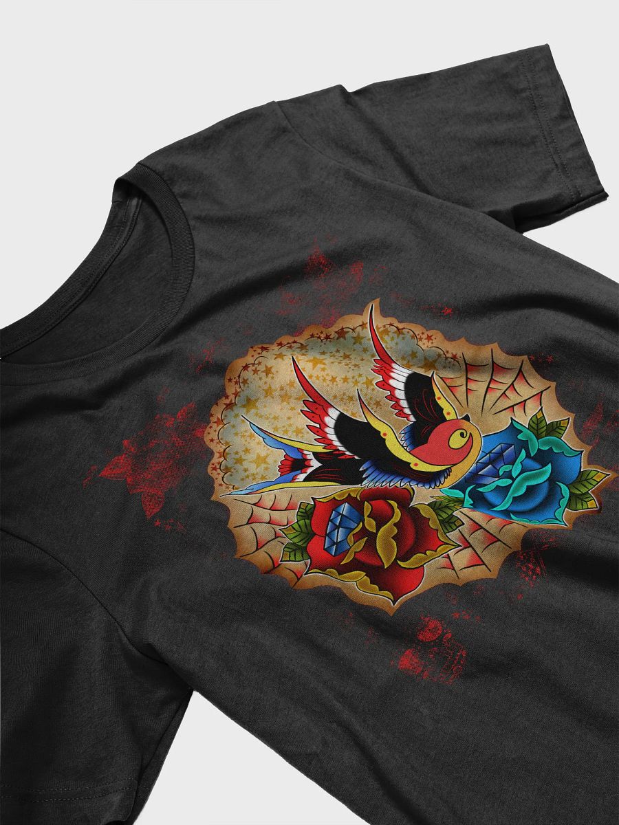 Roses and Wings Tattoo T-Shirt product image (2)