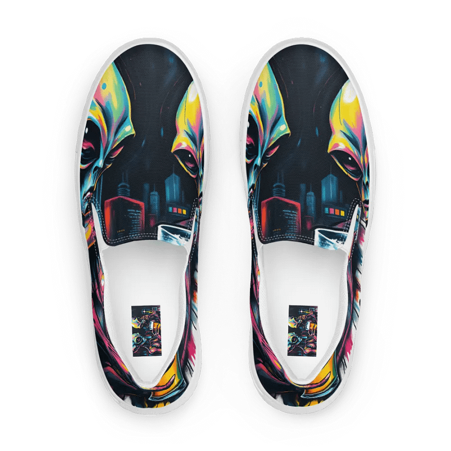 women's Extraterrestrial Urban Vibes Slip-Ons canvas shoes product image (1)