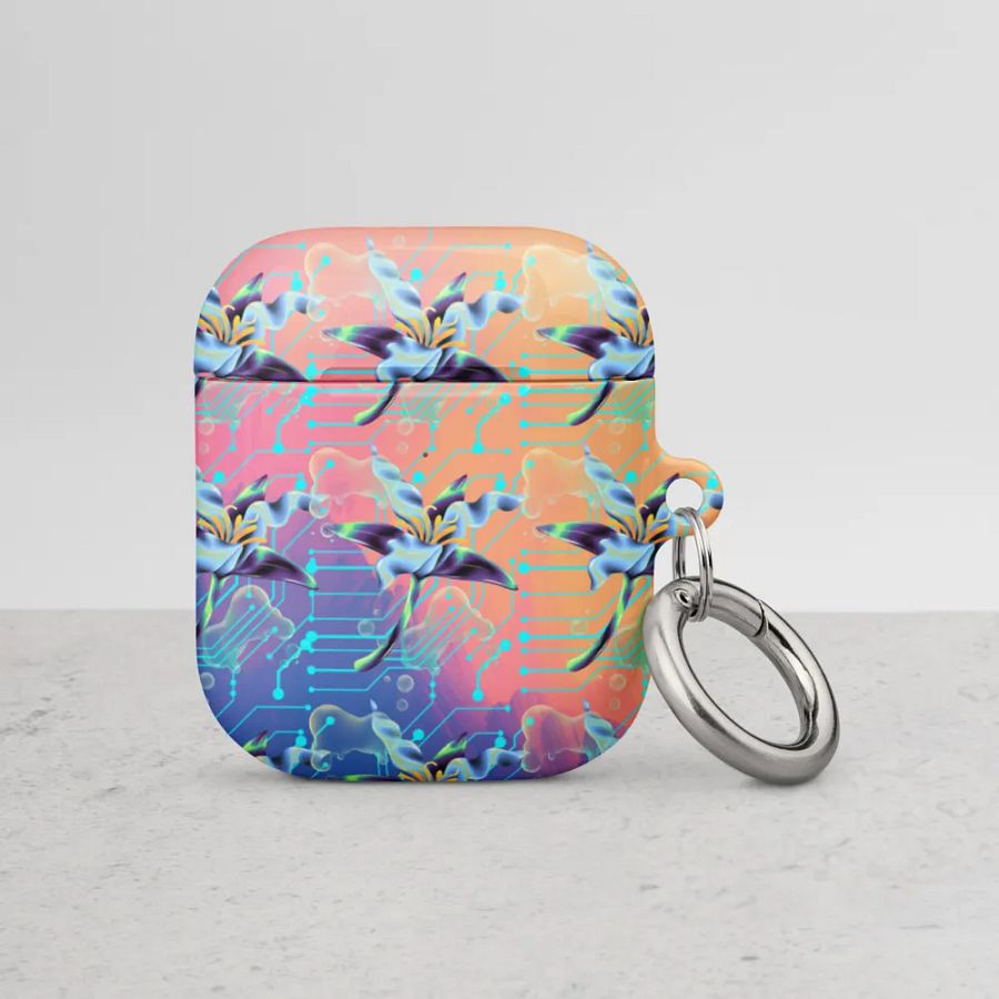 Floral Tech Lilies AirPods® Case for styllish techi ladies daughters friends product image (7)