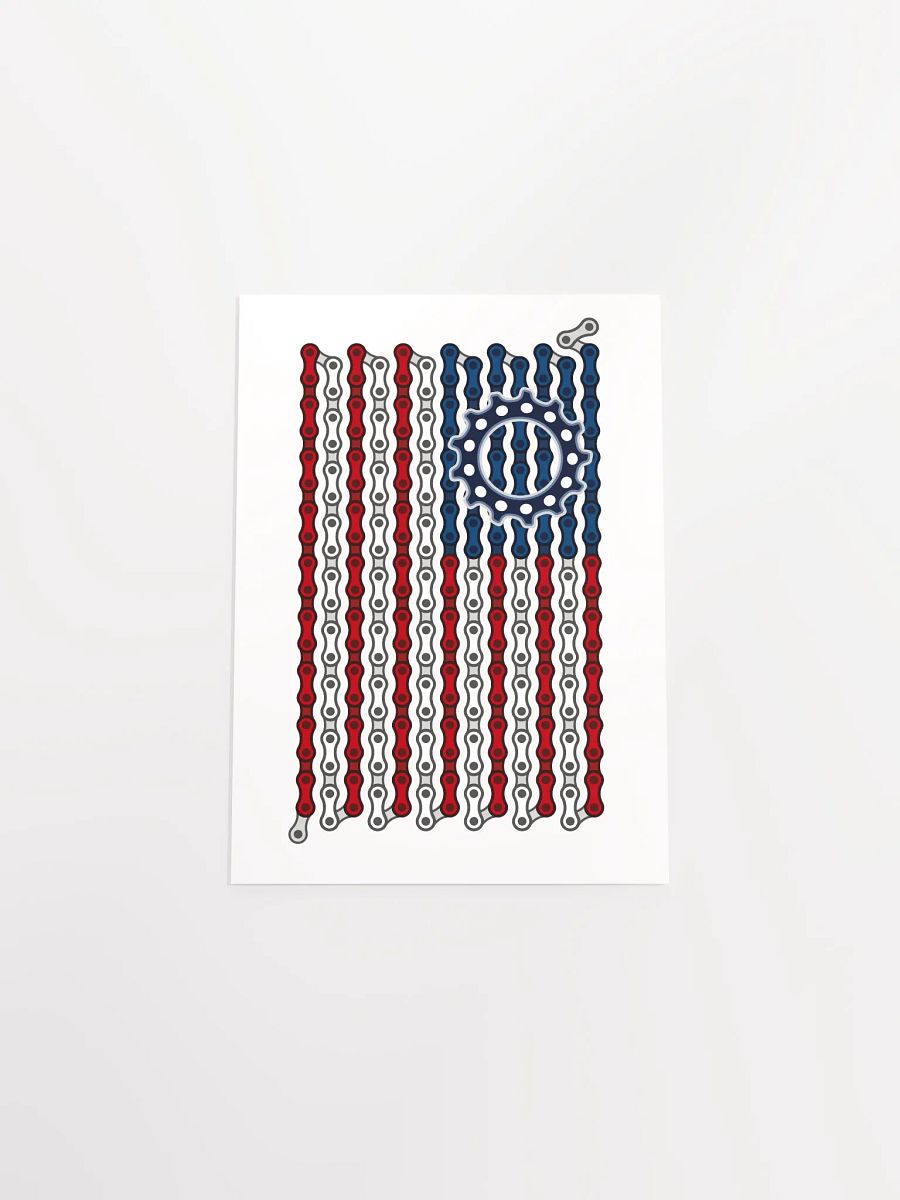 USA Betsy Ross Bike Chain Flag Poster product image (10)