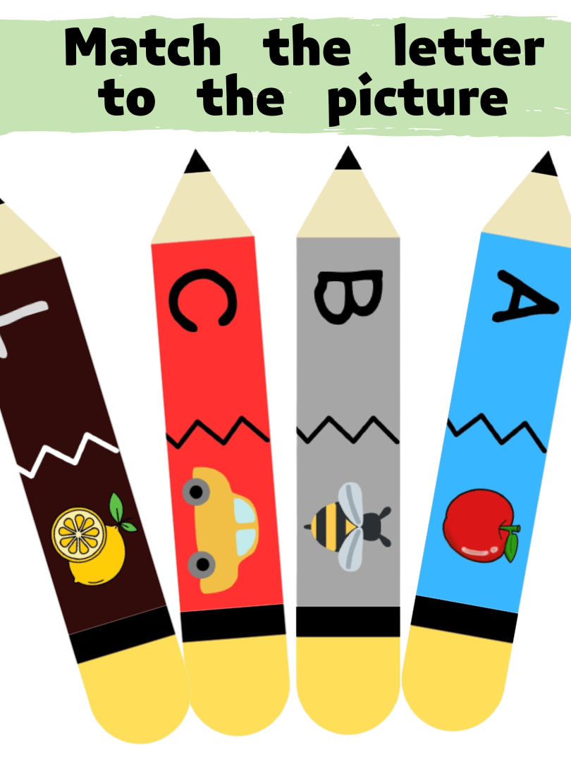 Match the letter to the picture - pdf product image (3)