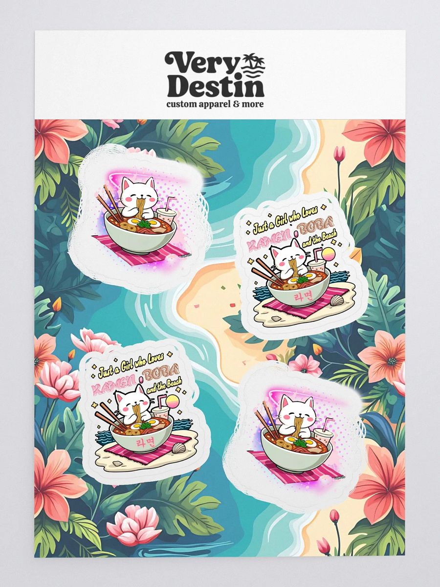 Ramen Cat Sticker Sheet product image (3)