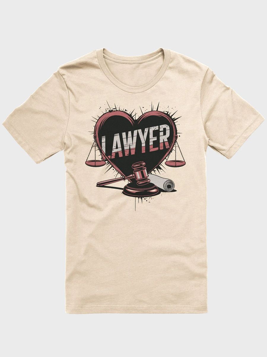 Legal Love Heart Lawyer T-Shirt product image (2)