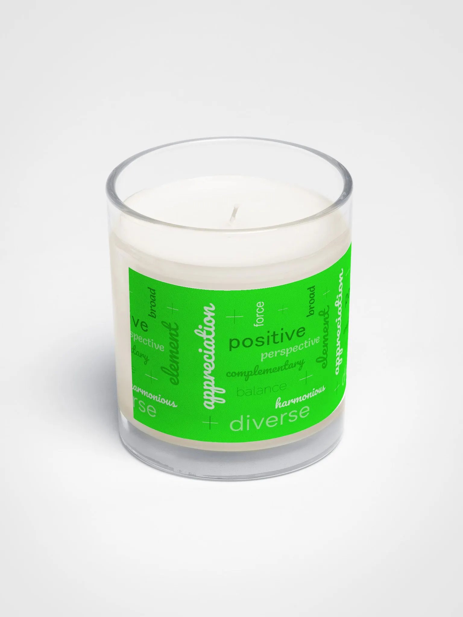 Positive and negative Soy Candle product image (2)