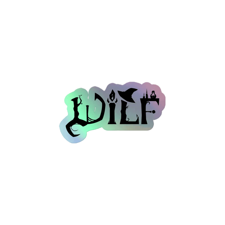 ◖004◗ WILF holo sticker product image (1)