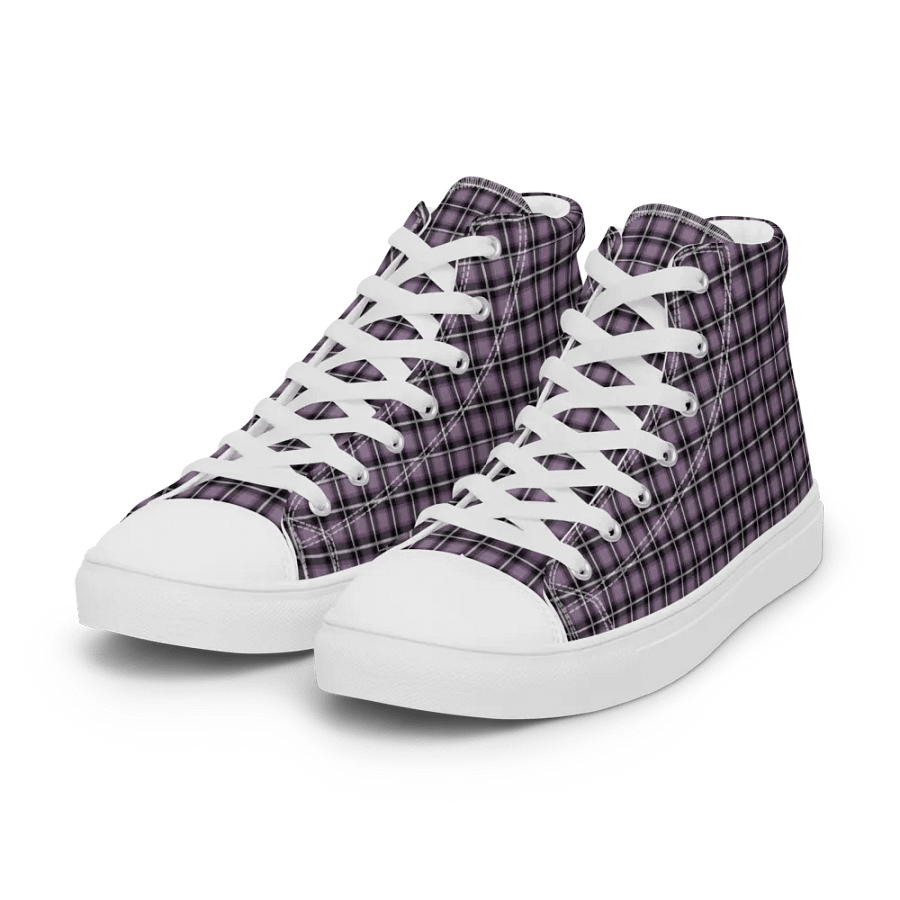 Men's Purple Plaid Perfection High-tops product image (7)