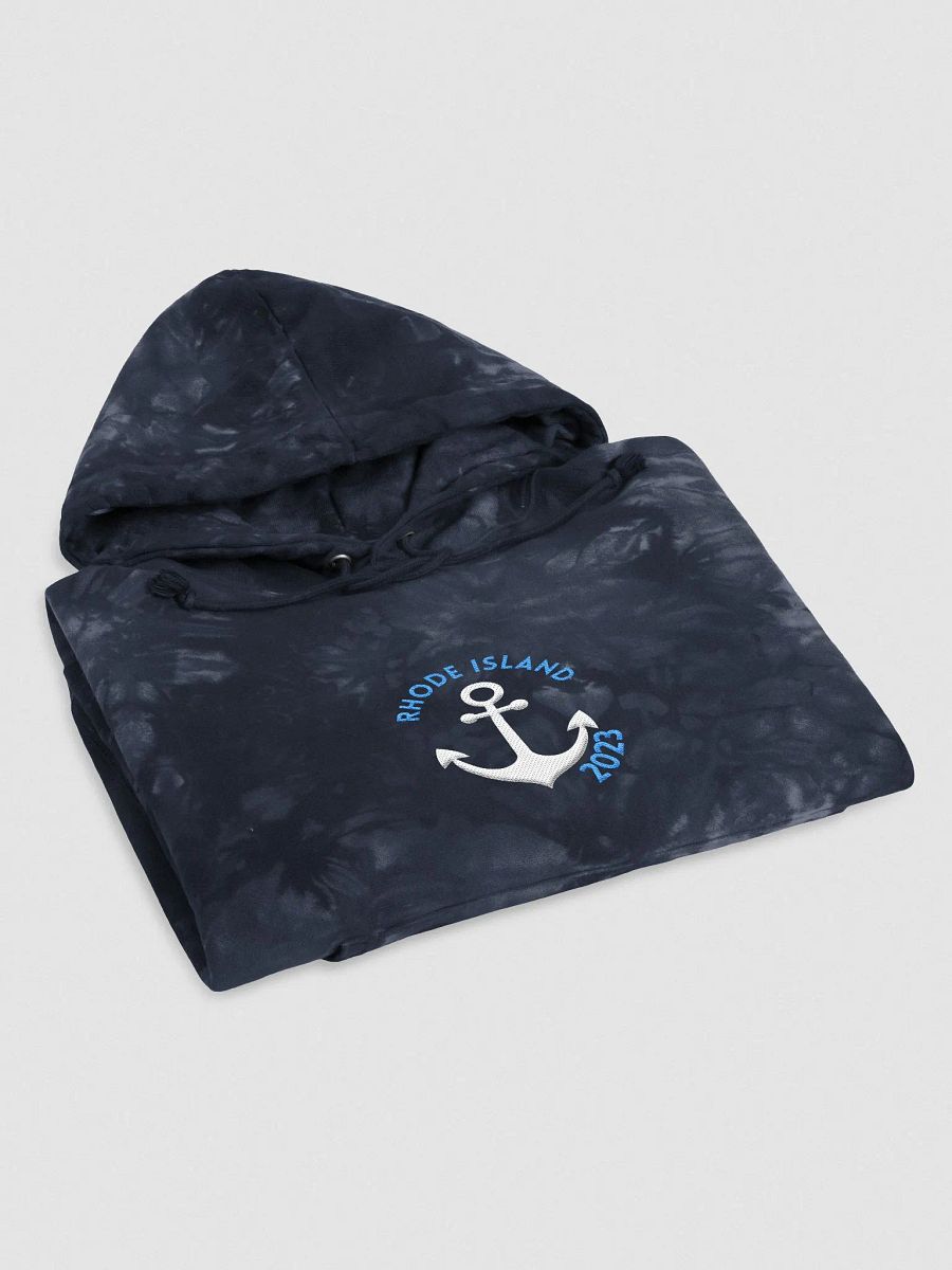 Embroidered Anchor Tye Dye Hoodie (Heavyweight Fabric) product image (4)