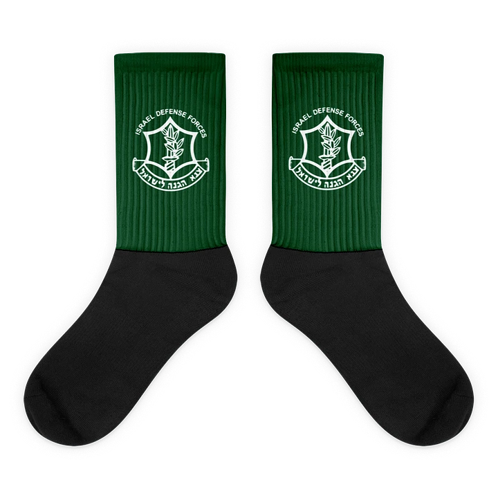 IDF Socks - White on Green product image (1)