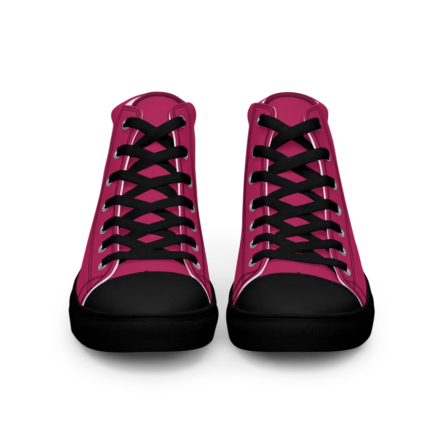 Wild Berry Vibes High Top Canvas Shoes product image (7)