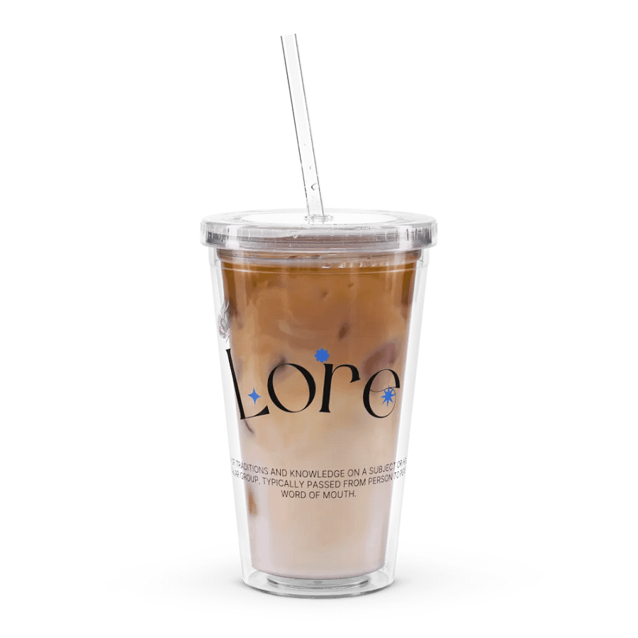 Lore Definition - Clear Plastic Tumbler product image (8)