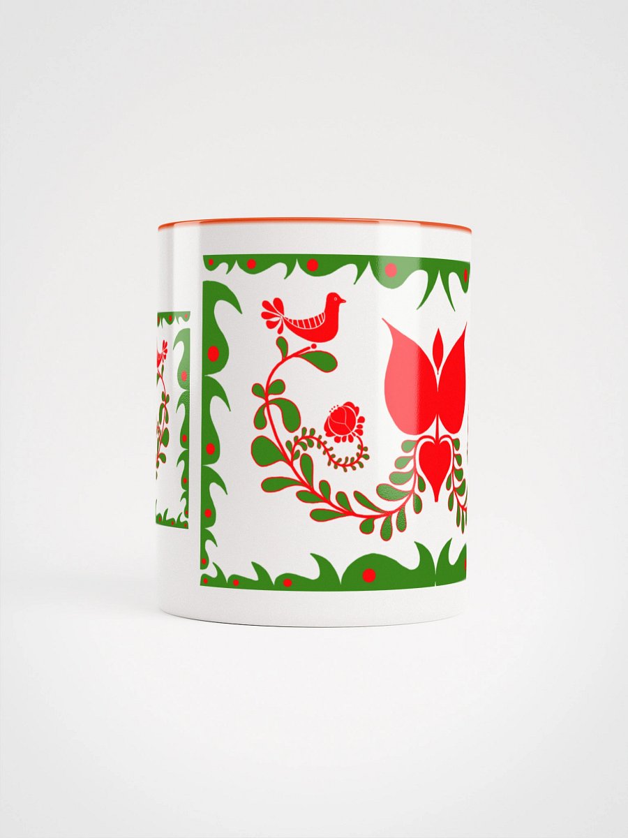 Hungarian Festive Folk Art Ceramic Mug product image (5)