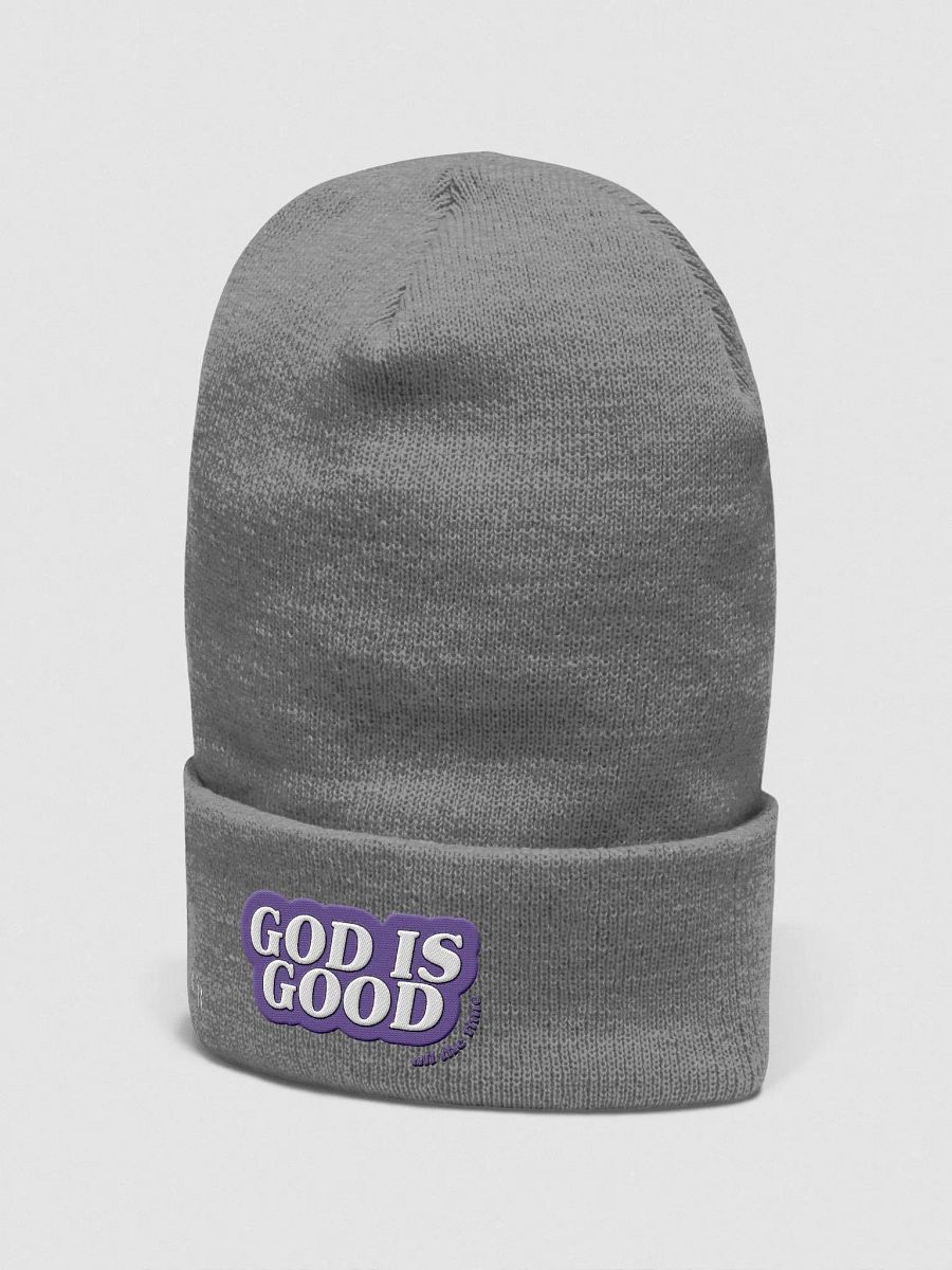 PURPLE God is Good Beanie product image (2)