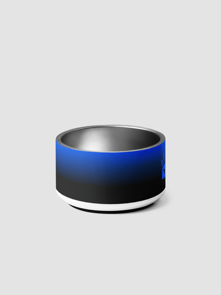 Blue Man Fans Hand Print Pet Bowl product image (7)