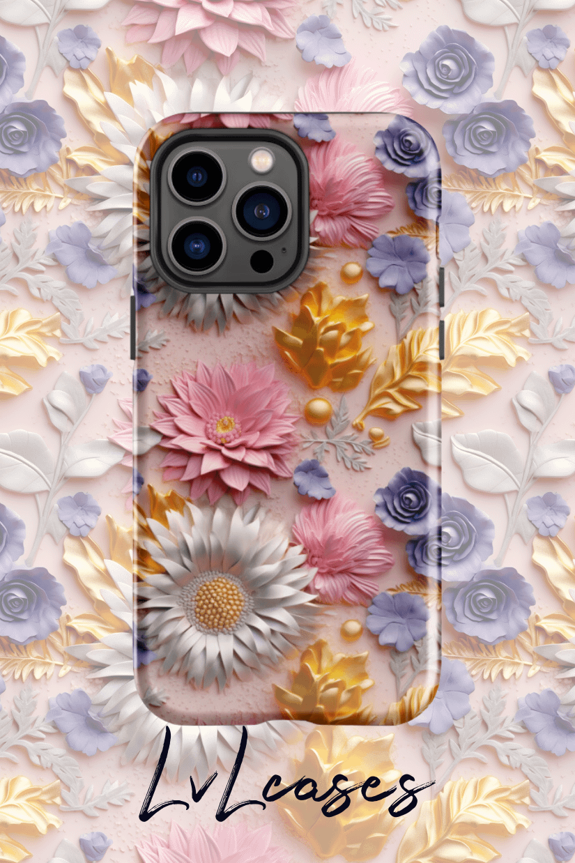 Girly blossom Tough iPhone Case product image (2)
