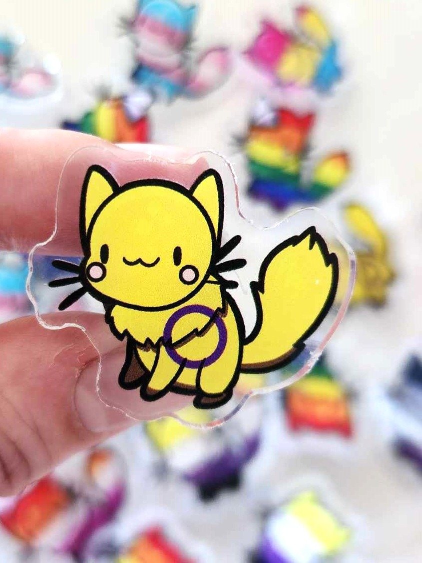 Pawsitively Proud: Pride Cat Pins product image (3)