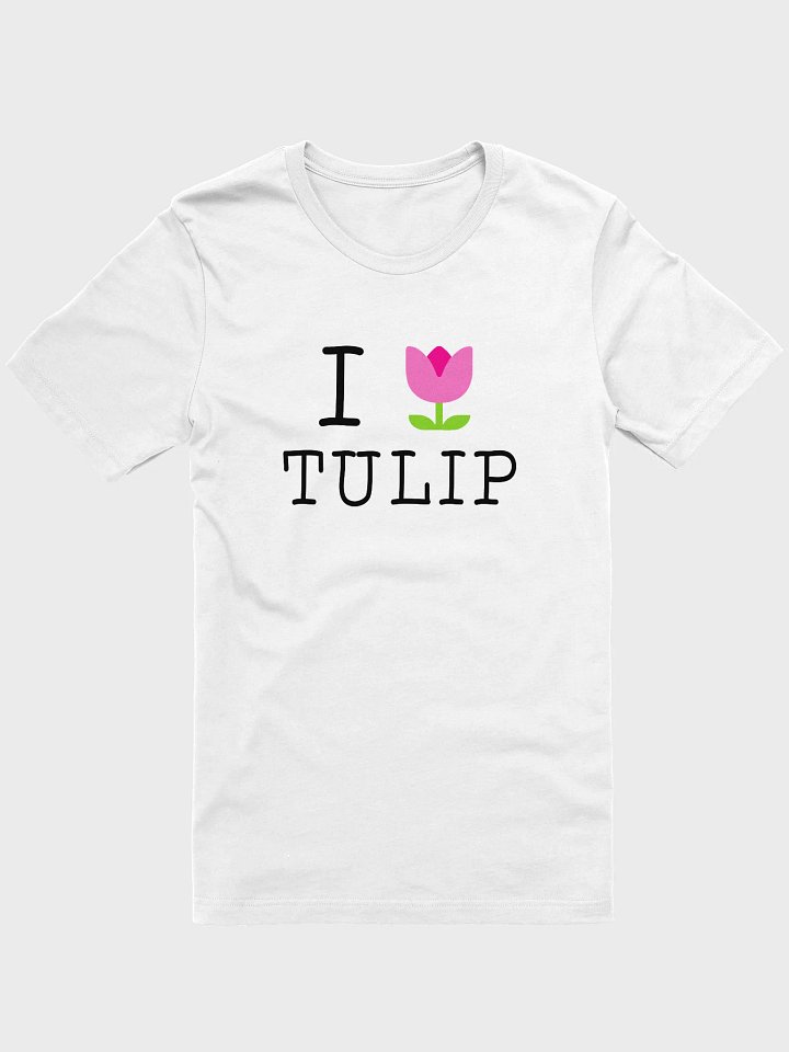I 🌷 Tulip, Fundraiser Shirt (black letters) product image (46)