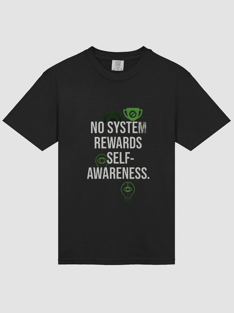 No system reward Sefl-Awareness T-Shirt product image (30)