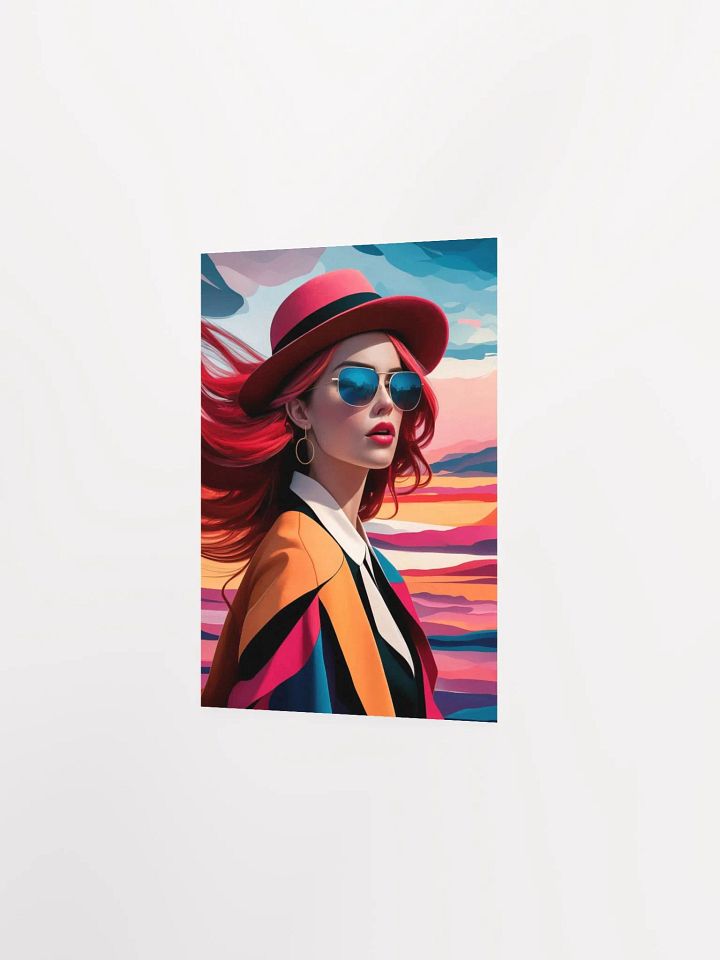 Abstract illustration of a Woman Poster - 3 product image (7)