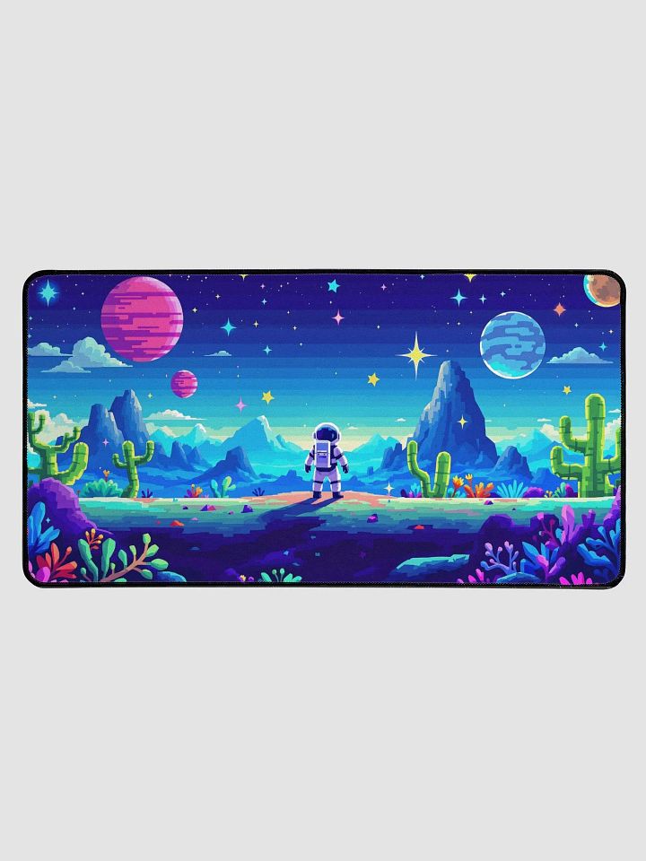 Pixel Space Explorer Desk Mat product image (1)