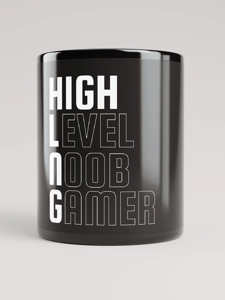 High Level Noob Gamer Glossy Mug product image (1)