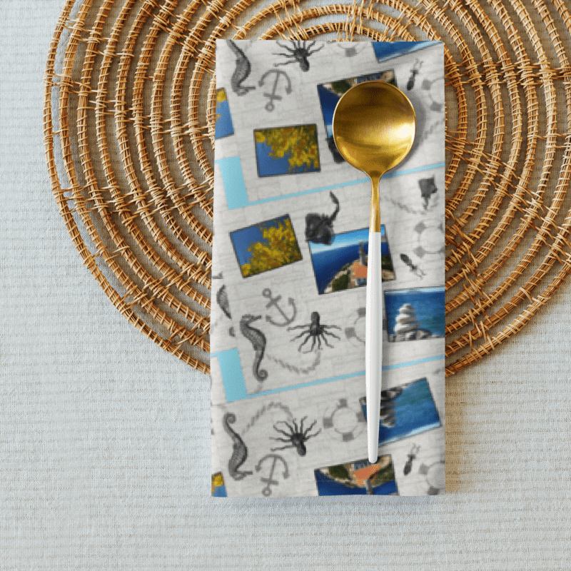 Sea design (photoshop by Dina R.) - Cloth Napkin Set (4) product image (7)