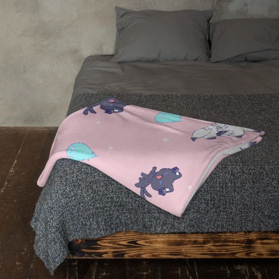 meiya, meinya & wisps blanket (pink) product image (11)