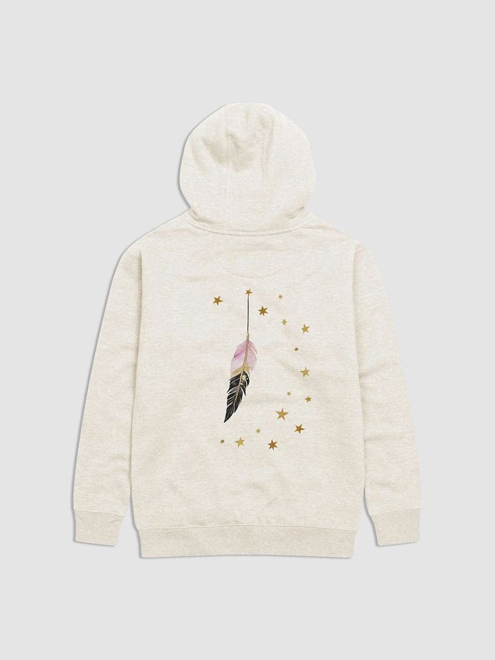 Pink and Gold Glitter Medicine Shield Bear Hoodie product image (13)