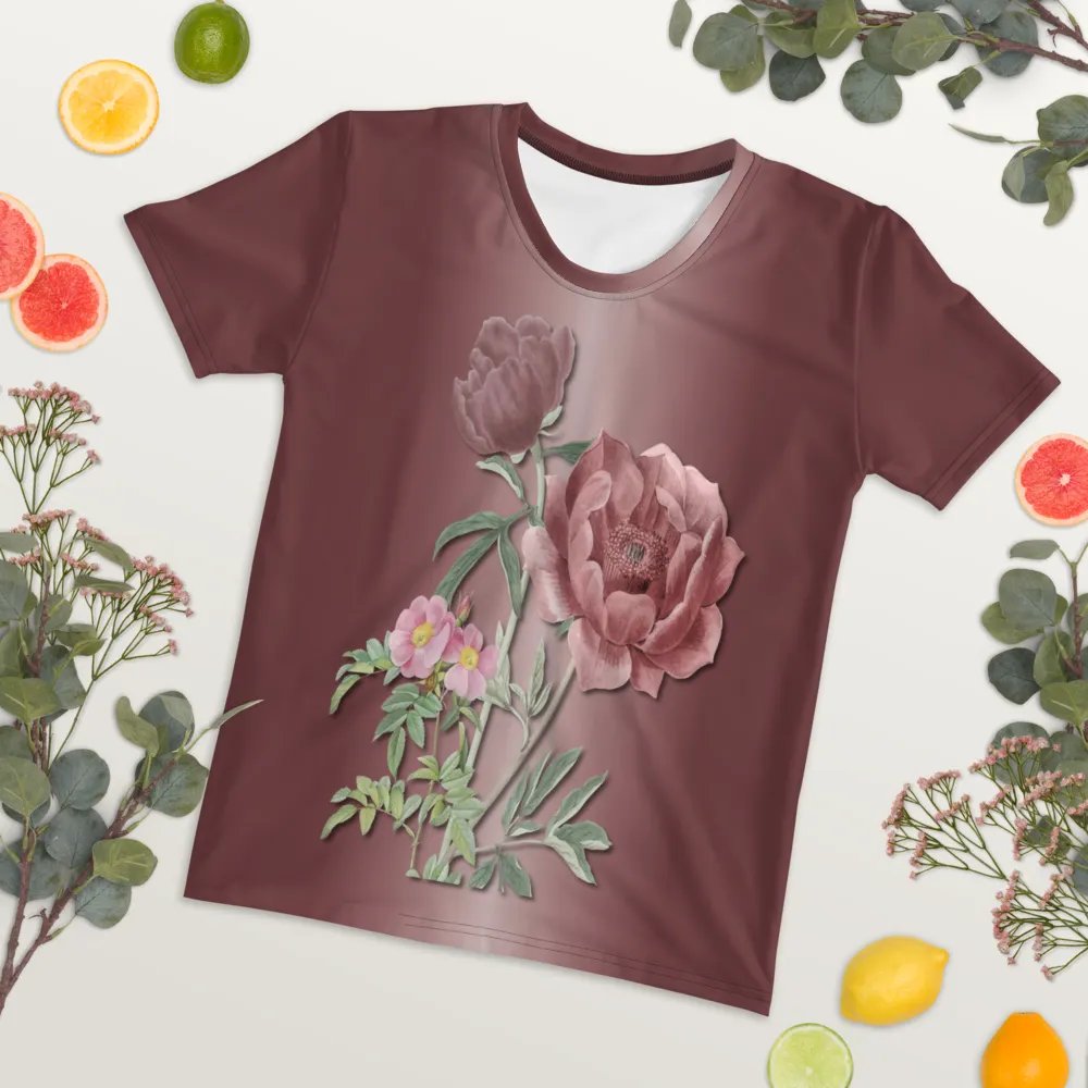 Floral Themed All Over Print T-shirt product image (7)