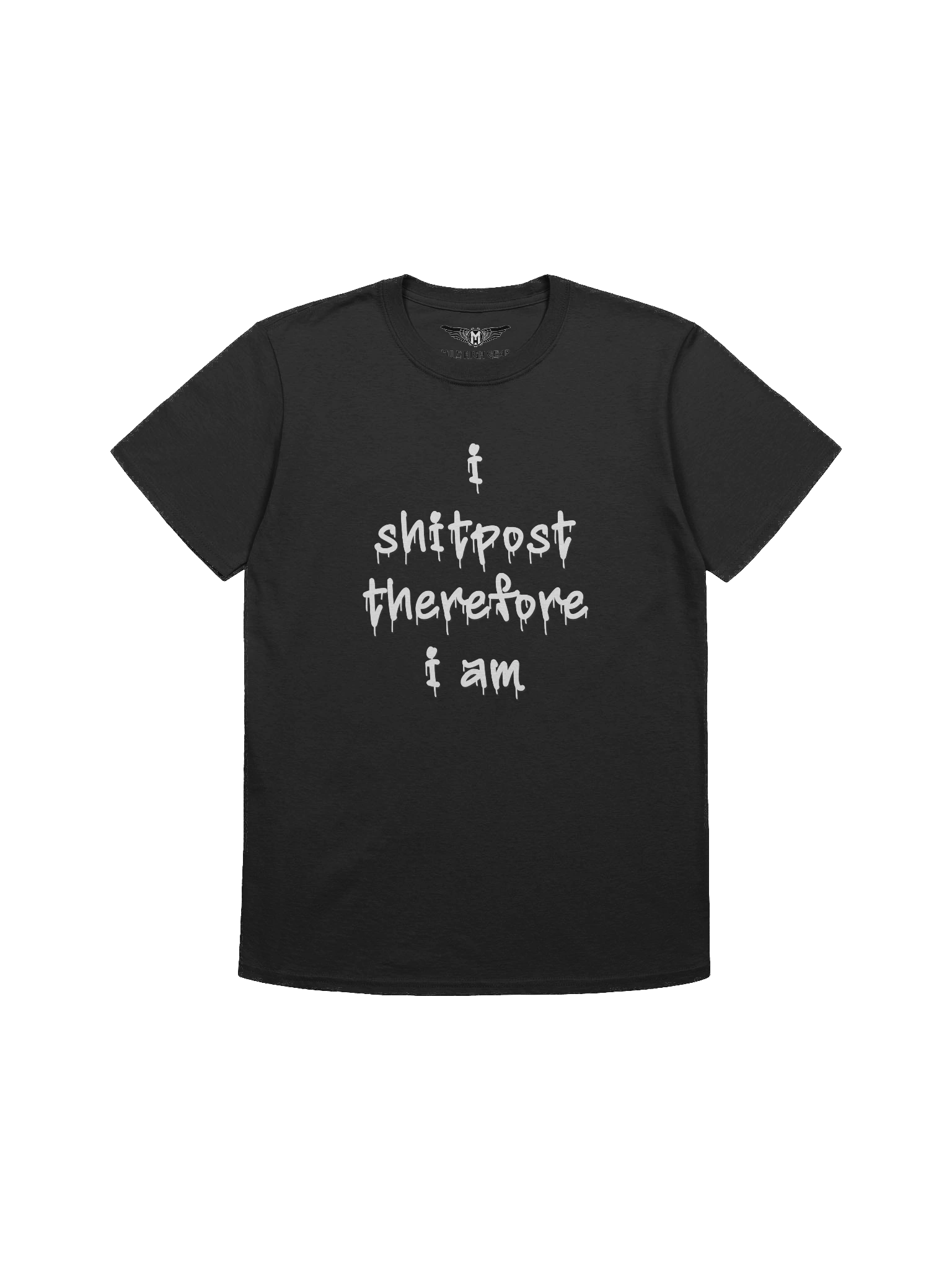 i shitpost therefore i am T-Shirt product image (1)
