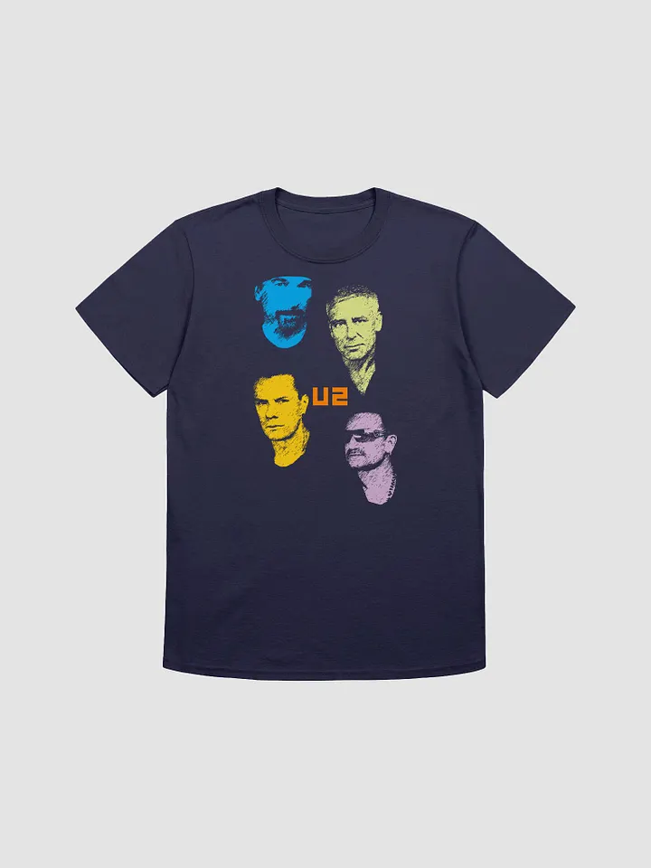 U2 Vibrant Faces Unisex Tee product image (1)