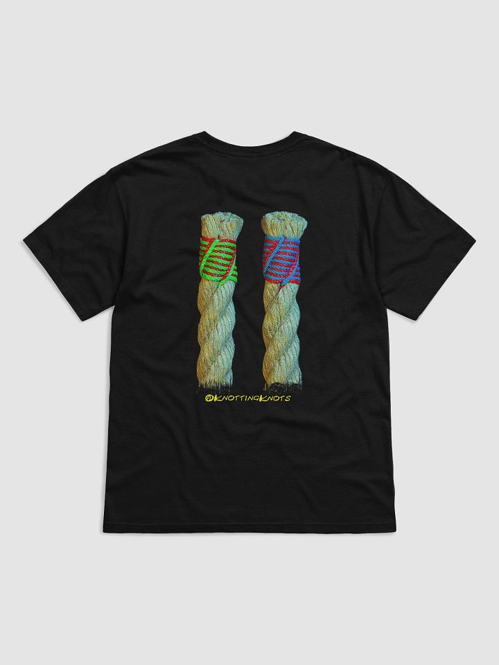 Nautical Sailmaker's Whipping Black T-Shirt product image (2)