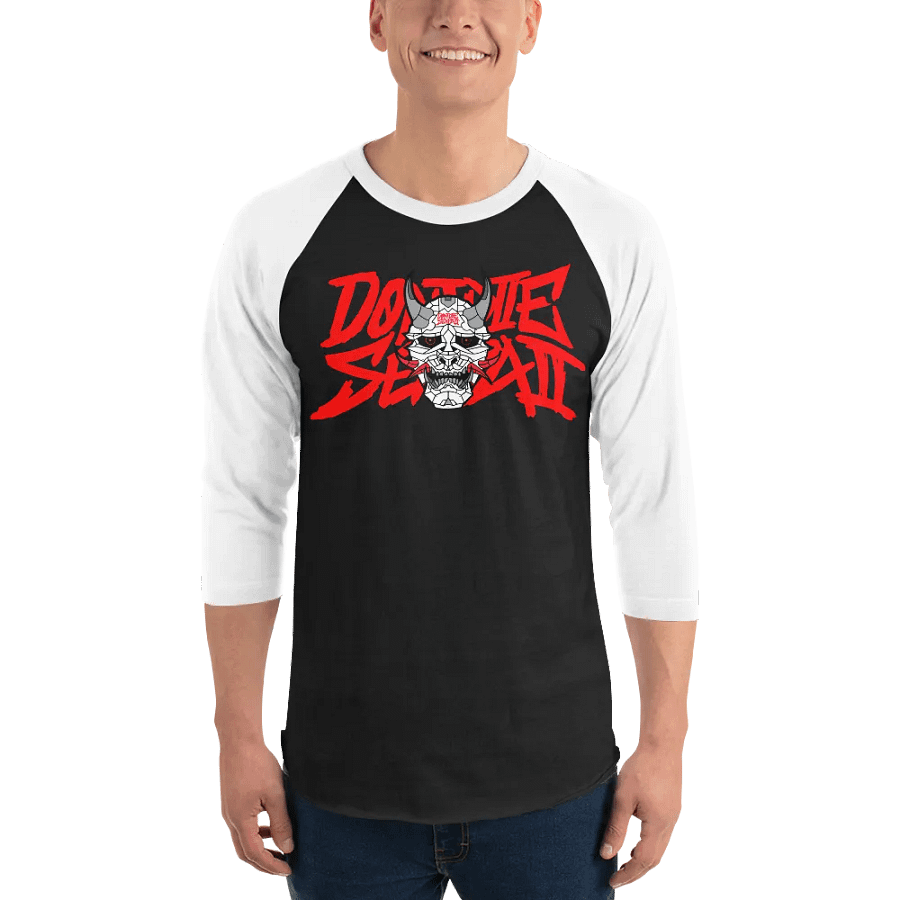 DontDieSenpai Double Logo Raglan Shirt product image (1)