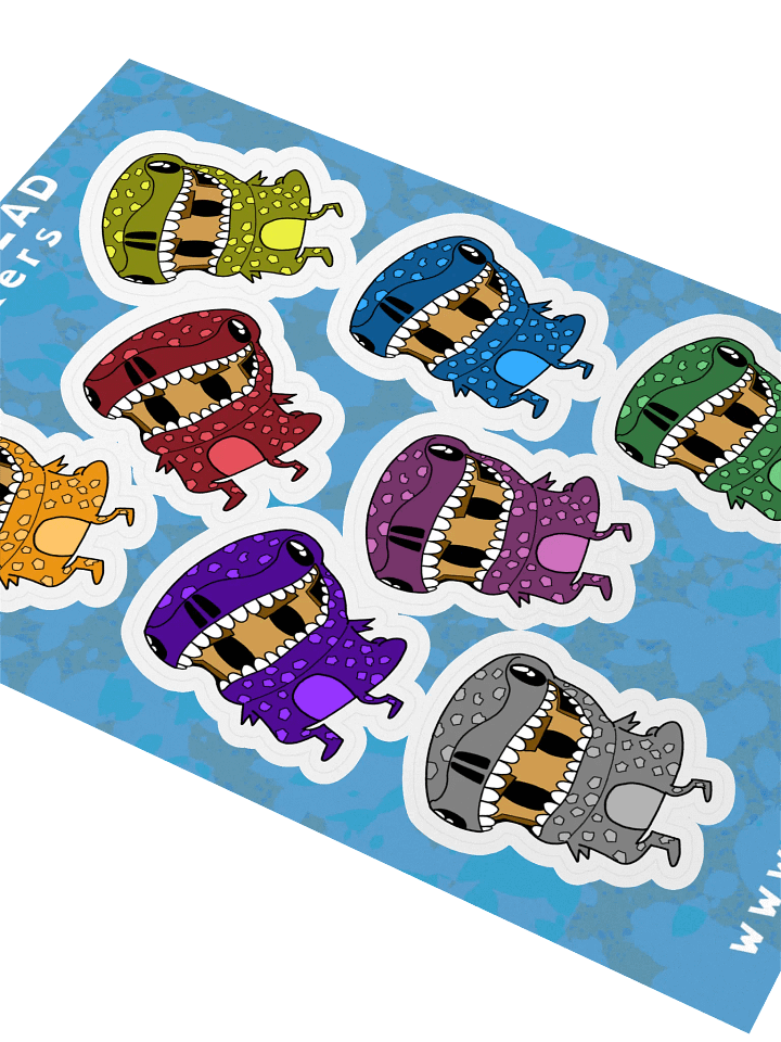 Dino-Bread Sticker Set product image (2)