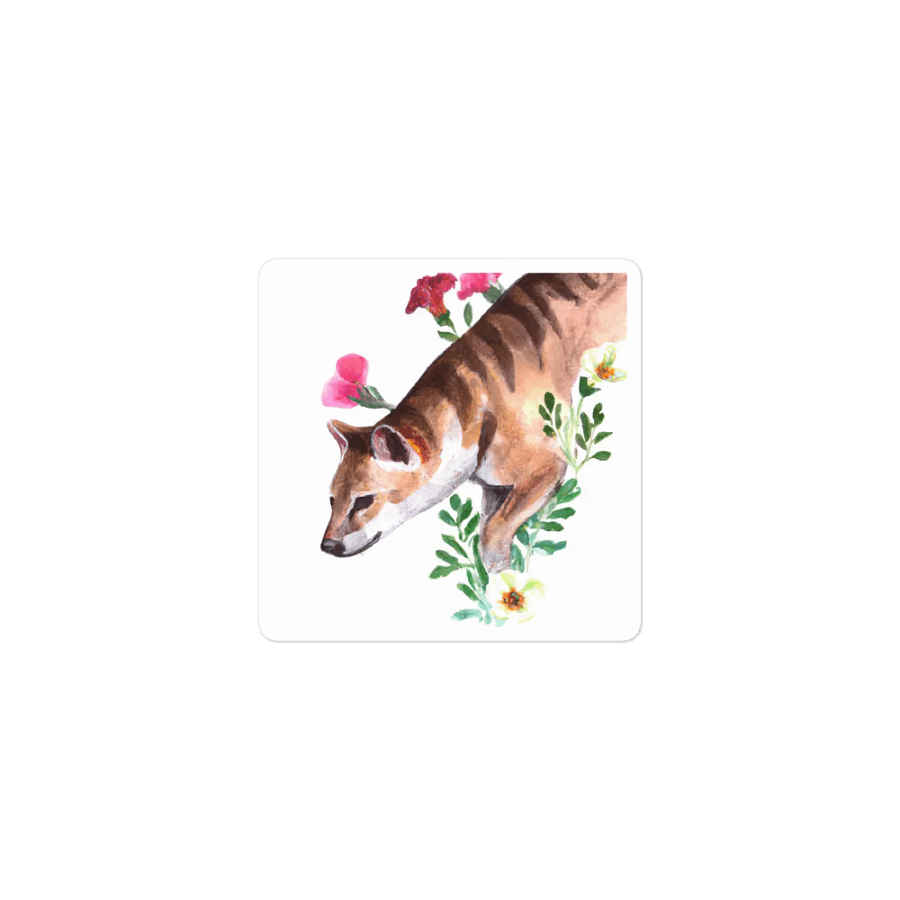 Thylacine Watercolor magnet product image (1)