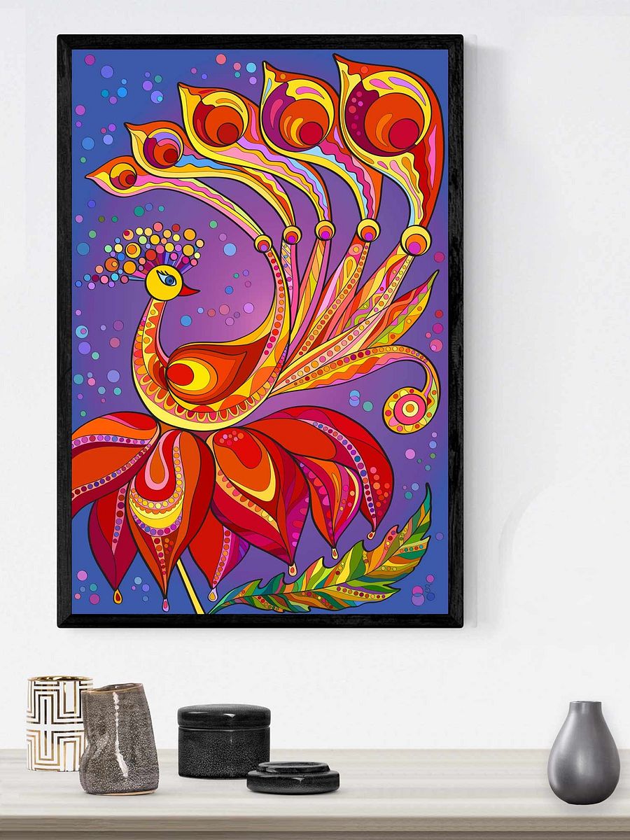 Vibrant Matte Poster Print - Happy Bird product image (7)