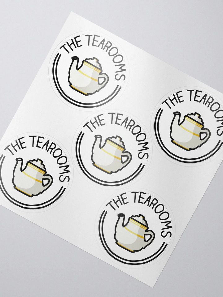 Sticker Sheet - The Tearooms Logo product image (2)