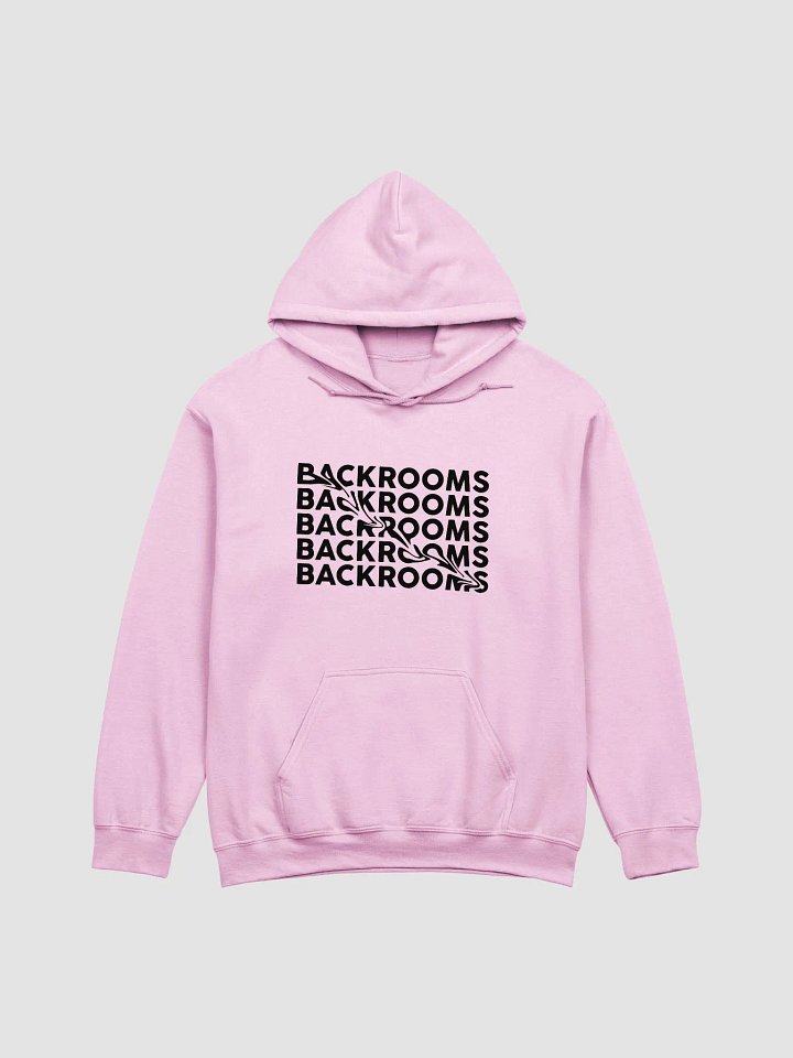 Party Pooper Backrooms Pink Hoodie product image (1)