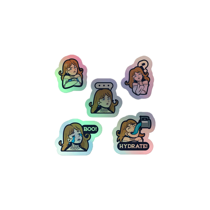 GM JoJo Emote Kiss Cut Emote Stickers product image (1)