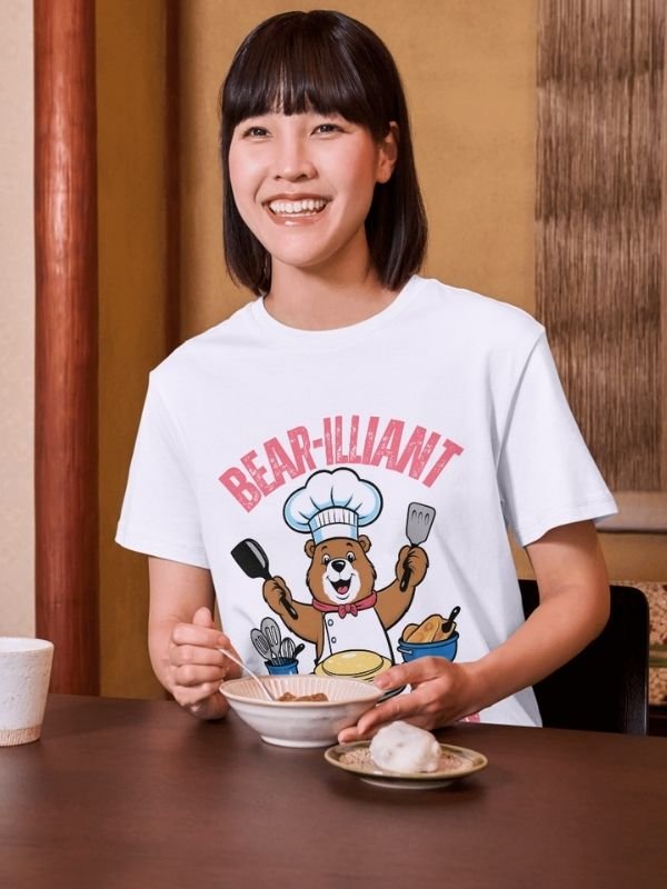 Bear-illiant in the kitchen unisex shirt product image (1)