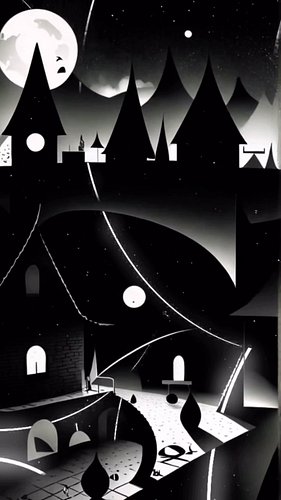 Experimented with ai workflow. Old black and white animation visual. All AI generated. 
#audioreactive #generativeart #stable...
