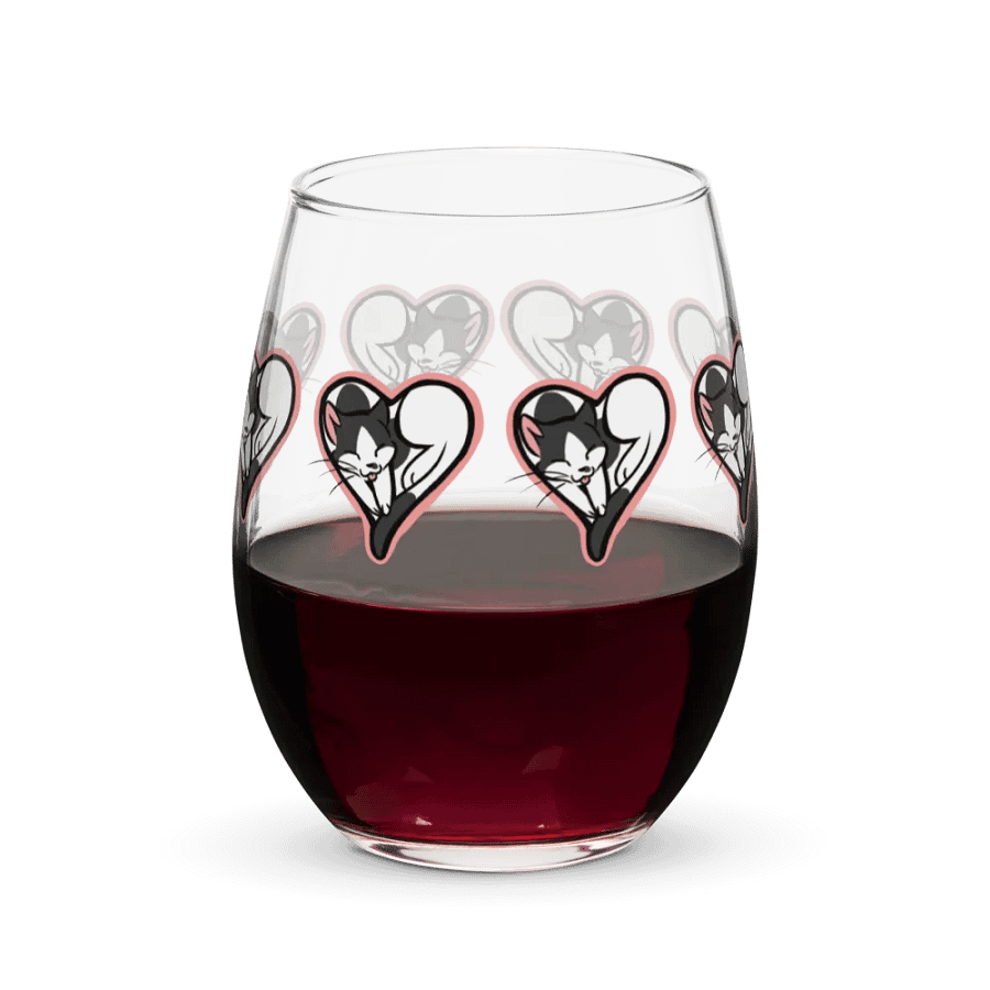 gupasmHeart Stemless Wine Glass product image (5)