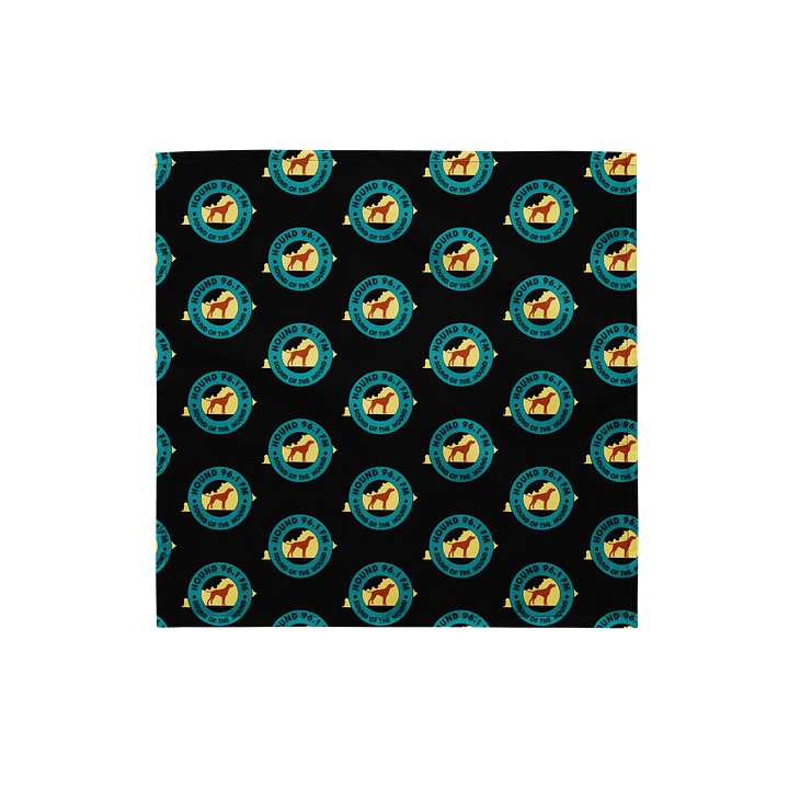 Hound pattern bandana product image (1)