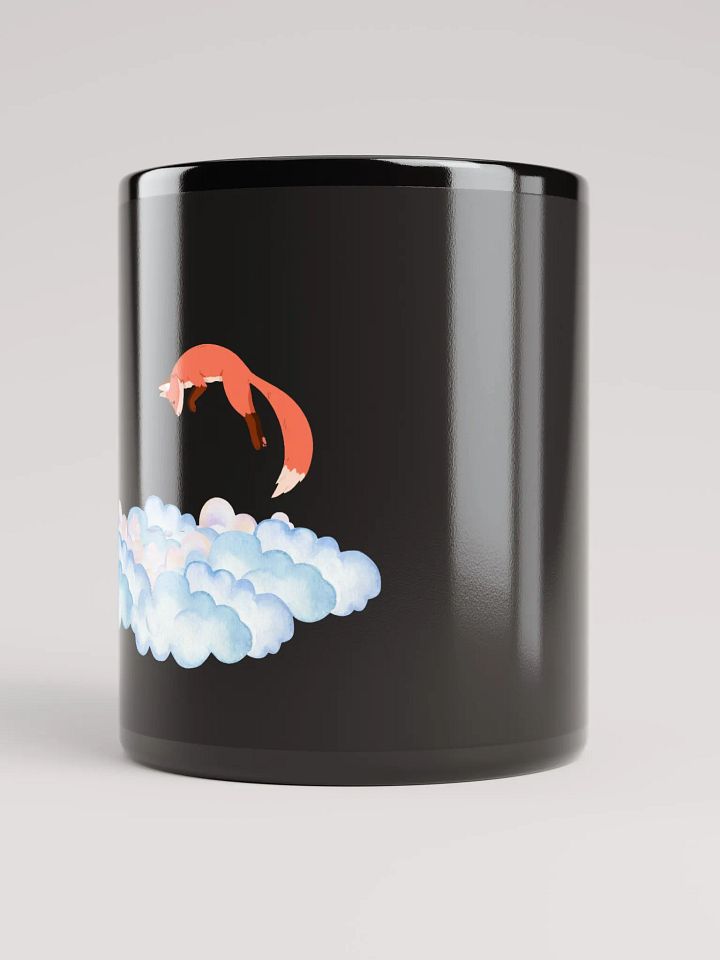 Bouncing Peach | Black Glossy Mug product image (2)