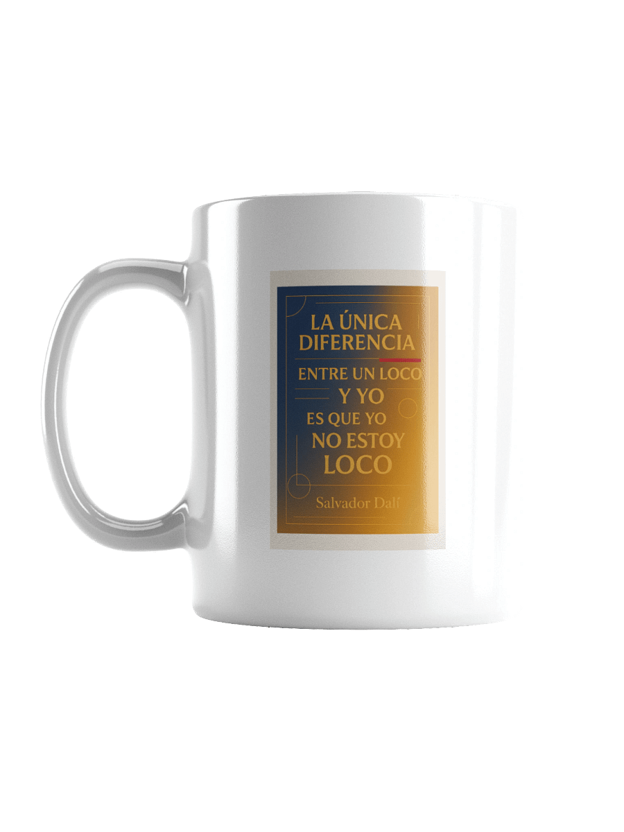 TAZA ultra-premium Salvador Dalí con cita surrealista española trending 2025 product image (1)