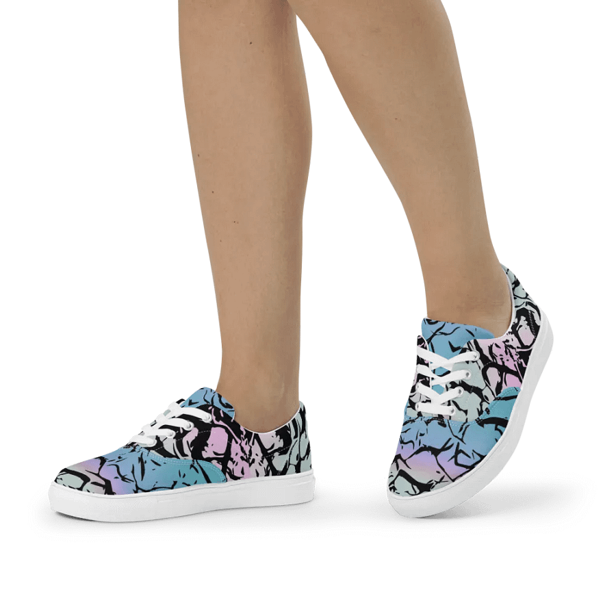 Mix color Enigma/Women's Lace-Up Canvas Shoes by Allcolor product image (9)