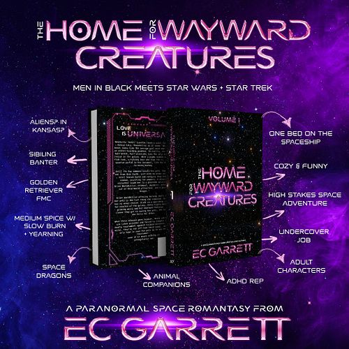 LOVE IS UNIVERSAL

Meet THE HOME FOR WAYWARD CREATURES (Vol 1), my new paranormal space romantasy series about the galaxy’s o...