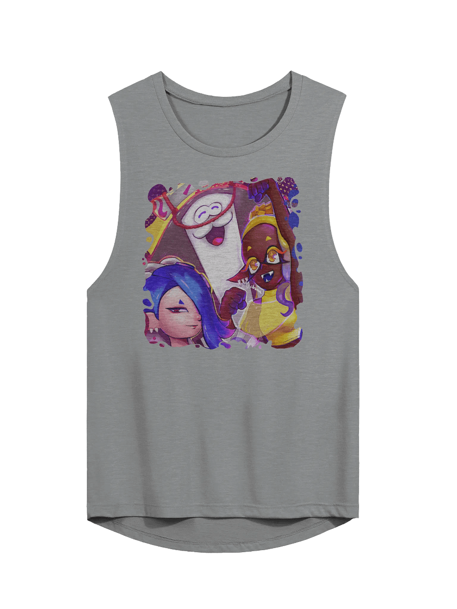 Repping the Splatlands - Colorful Women's Muscle Shirt - Art by CosmicChroma product image (6)